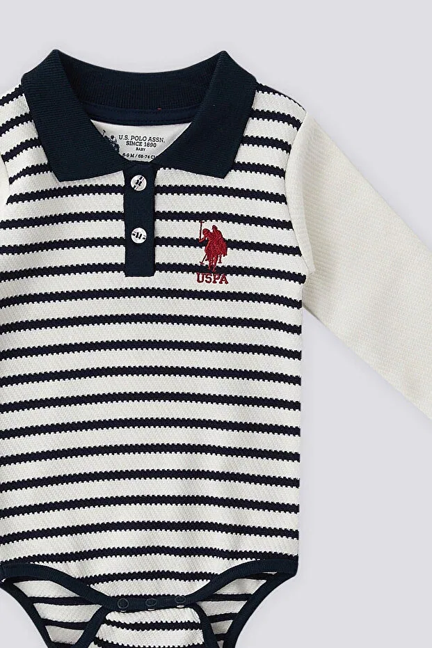 Детское боди для девочек хлопковое U.S. Polo Assn., Standard — фото 3