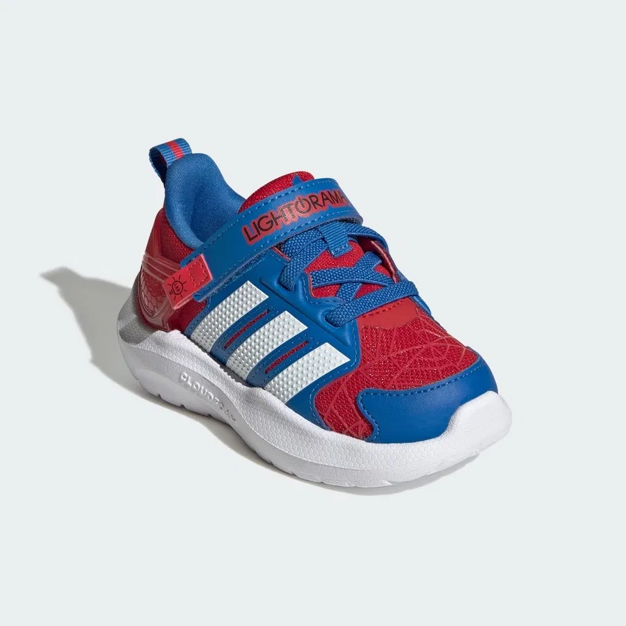 Детские кроссовки с подсветкой Marvel Lightorama Spider-Man adidas, Белый — фото 3