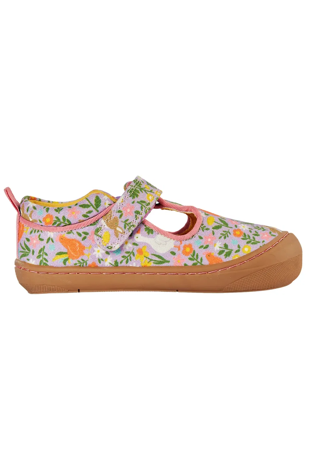 Босоножки Desert t-bar Frugi, Purple — фото 3