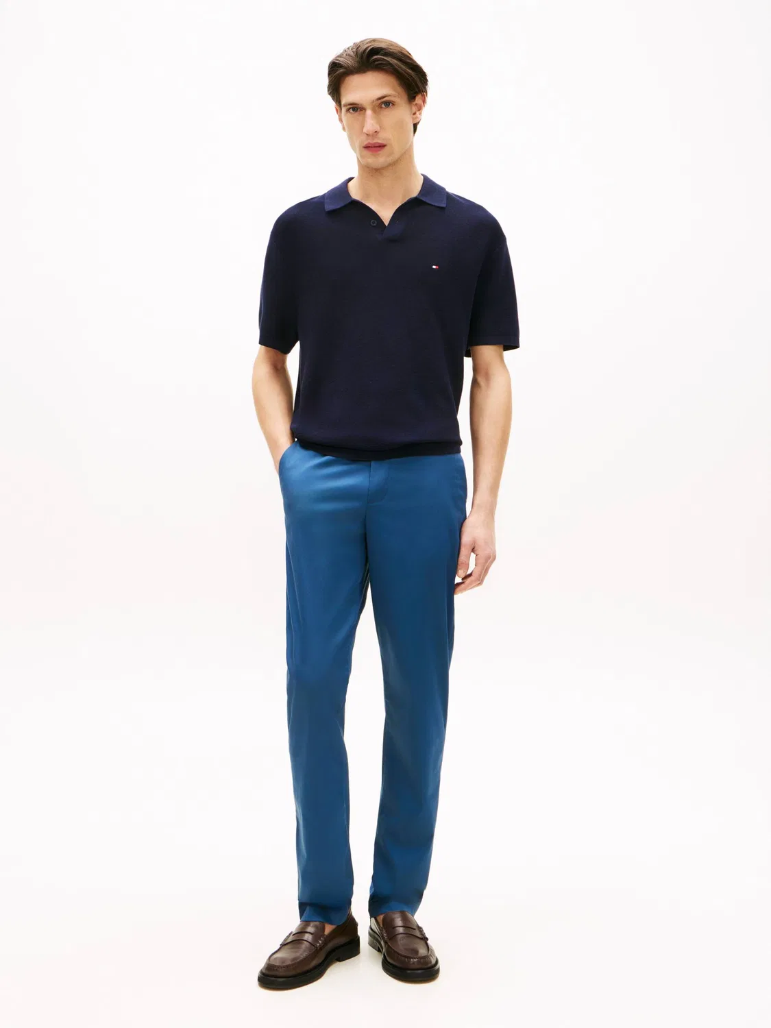 Чиносы с зауженным кроем Harlem Tommy Hilfiger, Blu — фото 2