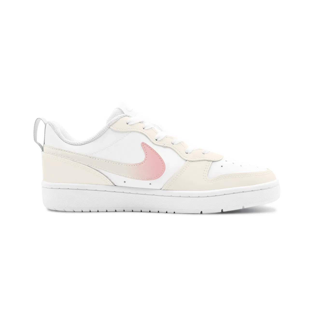 Детские кеды для скейтбординга с принтом Cream Peach Cat Nike, Yellow Pink — фото 3