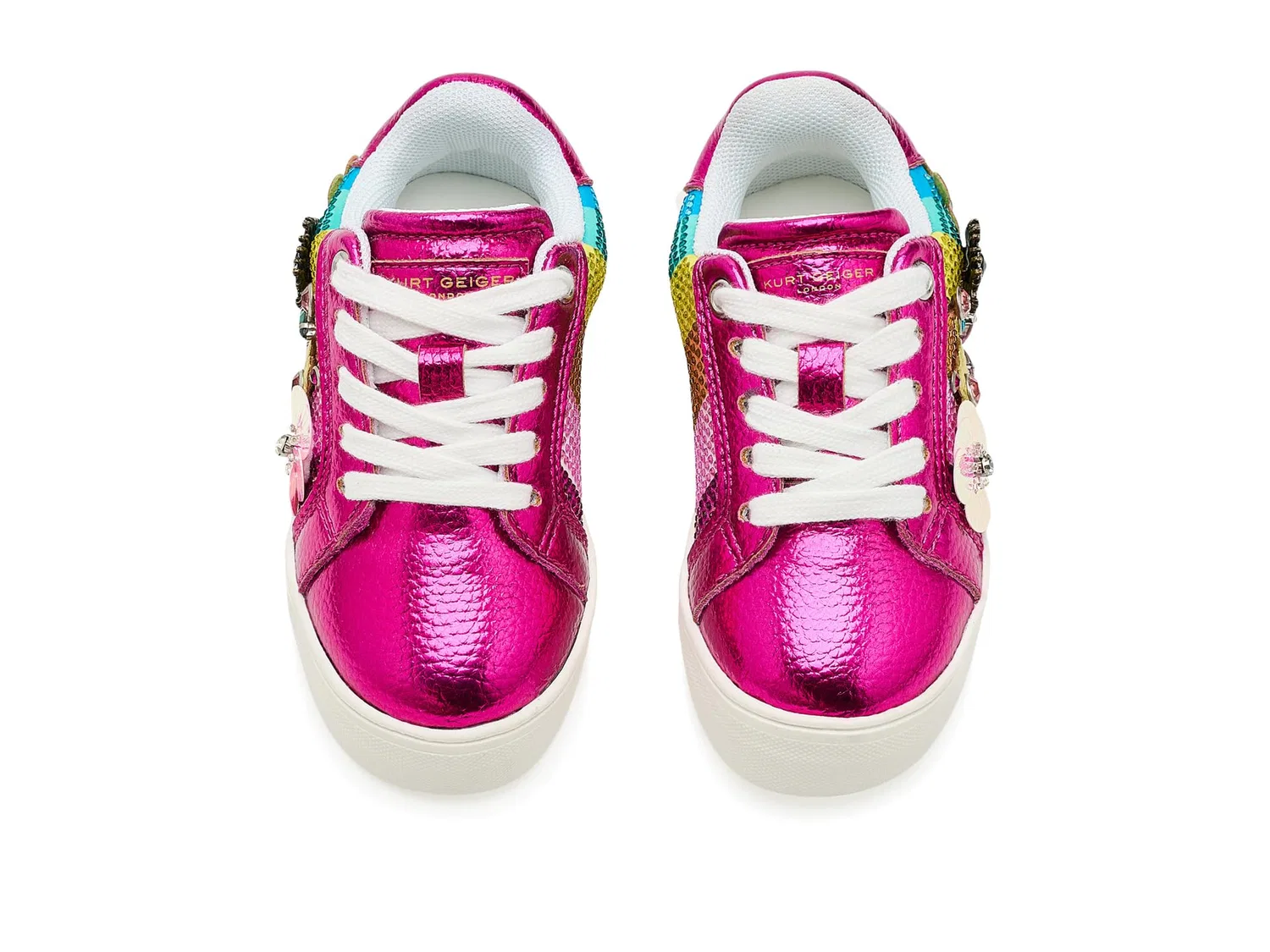 Кроссовки Mini Laney Tutti Frutti (для малышей) Kurt Geiger London Kids, Fuchsia Multi — фото 3