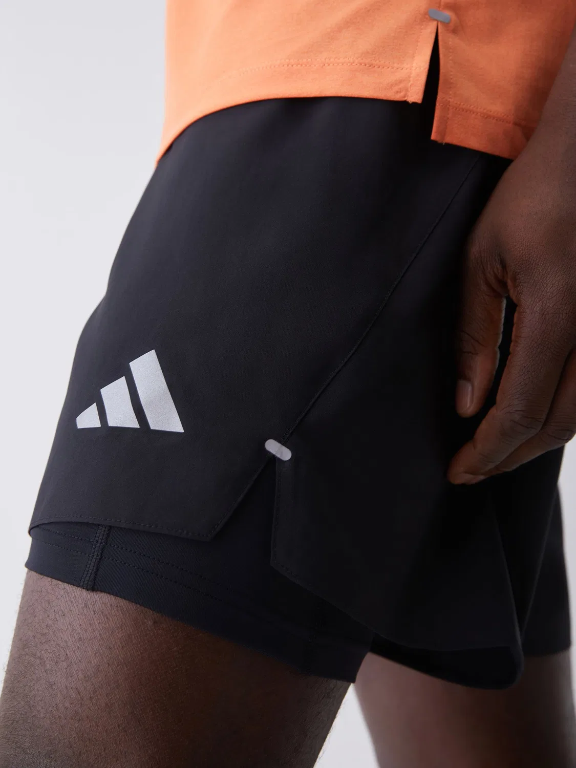 Шорты для бега 2в1 Adi365 Running Essentials adidas, черный — фото 4