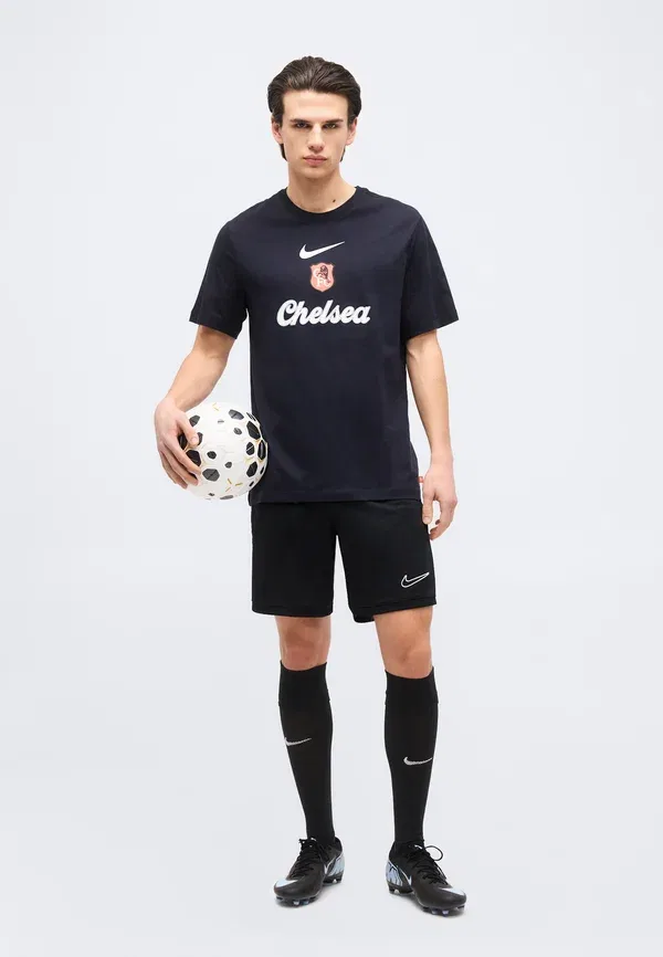Футболка с принтом Chelsea fc - club wear Nike Performance, Pitch Blue, синий — фото 2