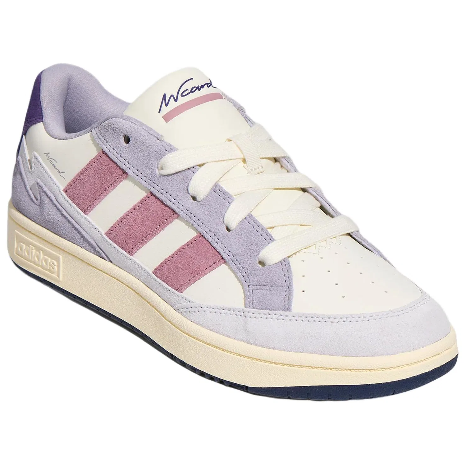 Детские кроссовки для скейтбординга Adidas WCARD ADV, Jade White/Magical Purple Pink/Honor Gray — фото 4