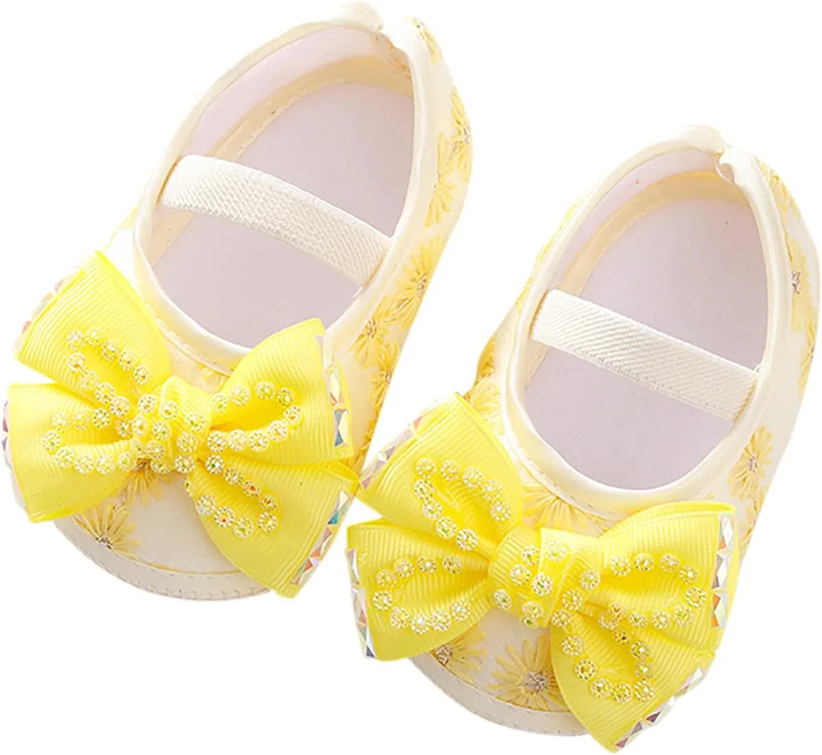 Детские кроссовки для девочек с подсветкой High Tops, Yellow