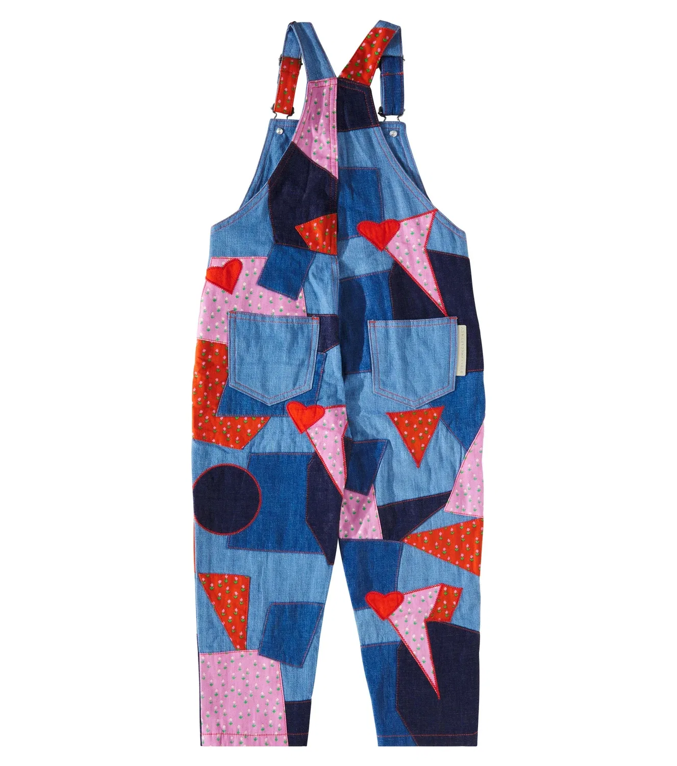 Комбинезон хлопковый Stella Mccartney Kids, мультиколор — фото 3
