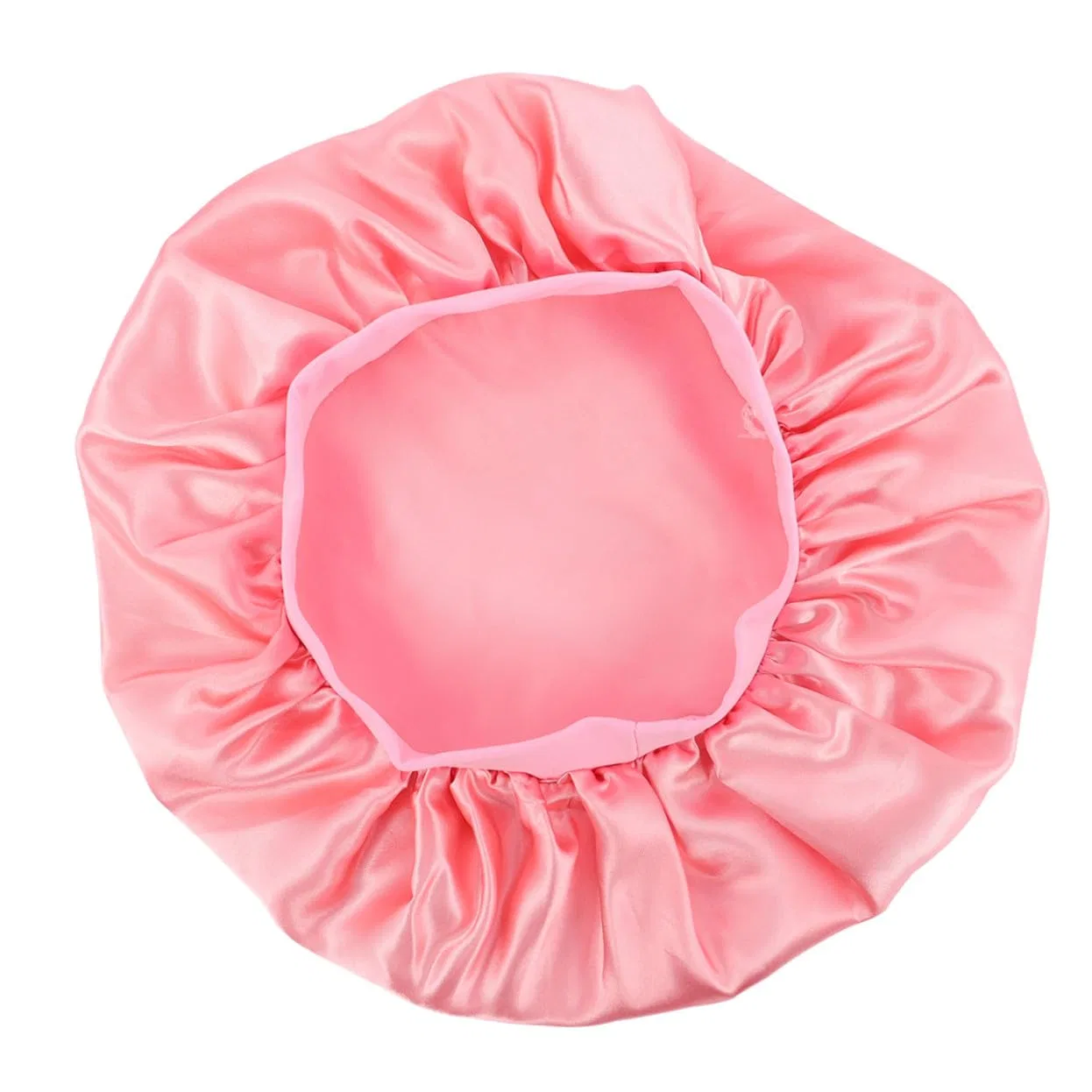 Шапочка для сна Satin Sleeping Cap с эластичным краем, COLLBATH, 32x32 см, Pink