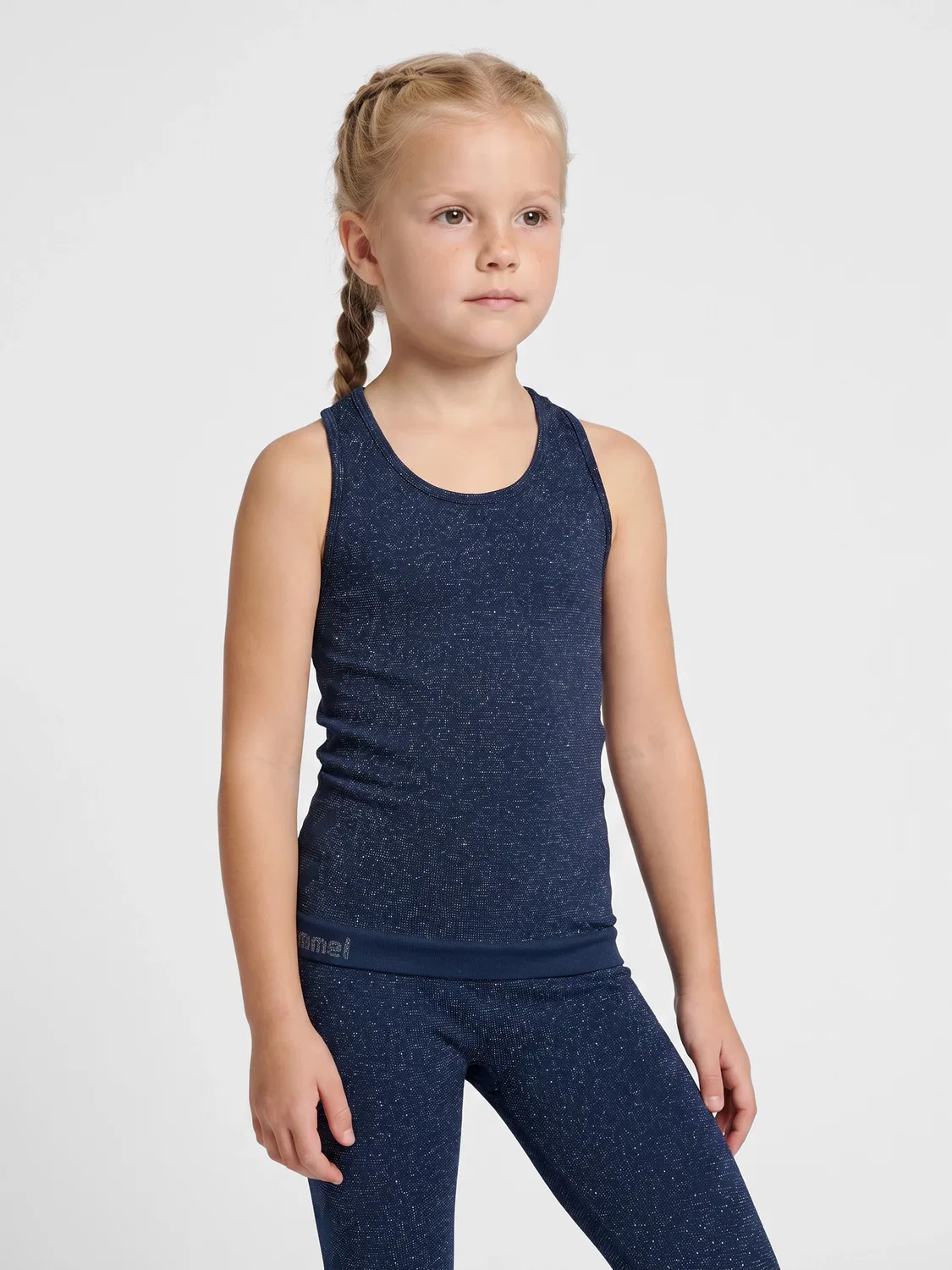 Футболка с длинным рукавом бесшовная Hmljr Seamless Hummel, синий