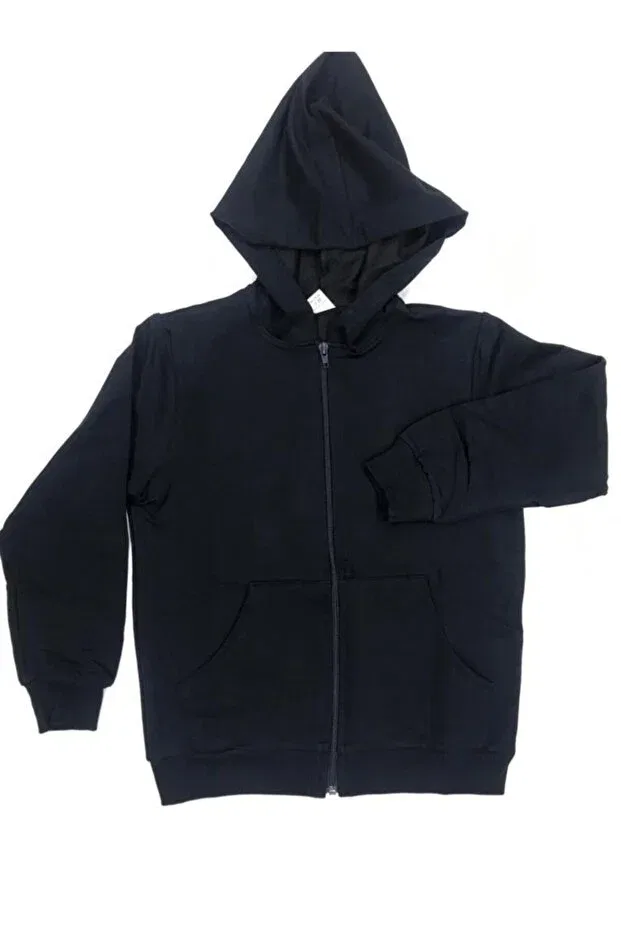 Детский кардиган с капюшоном на молнии Dragora, Navy Blue