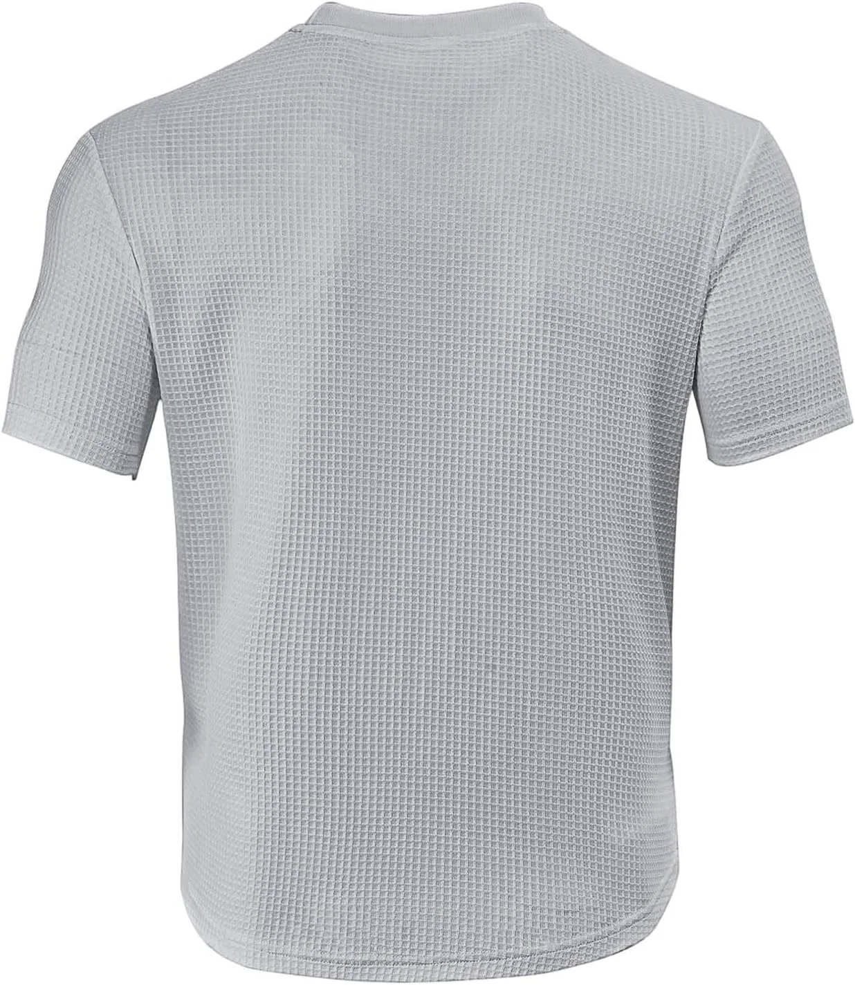 Мужская футболка свободного кроя с карманом Generic, Light Gray — фото 4
