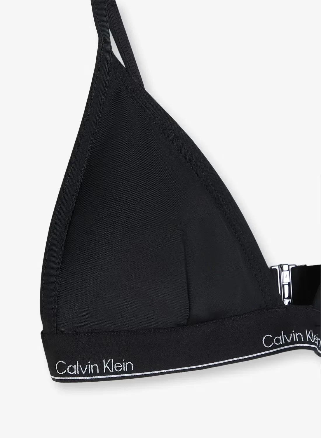 Плавки бикини треугольные с логотипом Calvin Klein, черный — фото 3