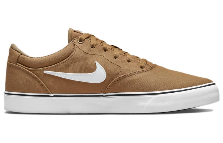 Кроссовки Nike SB Chron, коричневый/белый — фото 2