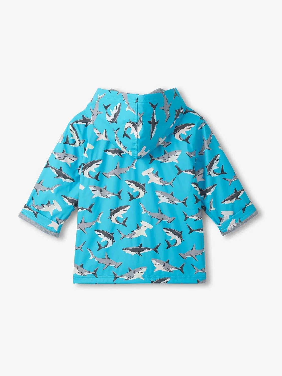 Дождевик с эффектом смены цвета Blue Shark Party Hatley, синий — фото 3