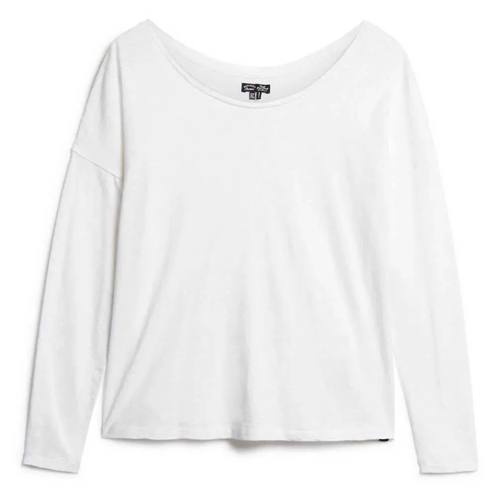 Футболка с длинным рукавом Long Sleeve Jersey Superdry, белый