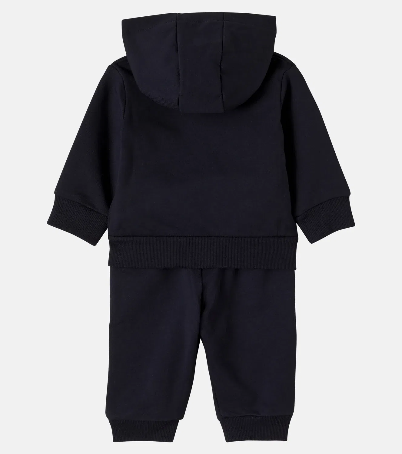 Комплект из худи и спортивных брюк для малышей Moncler Enfant, черный — фото 3
