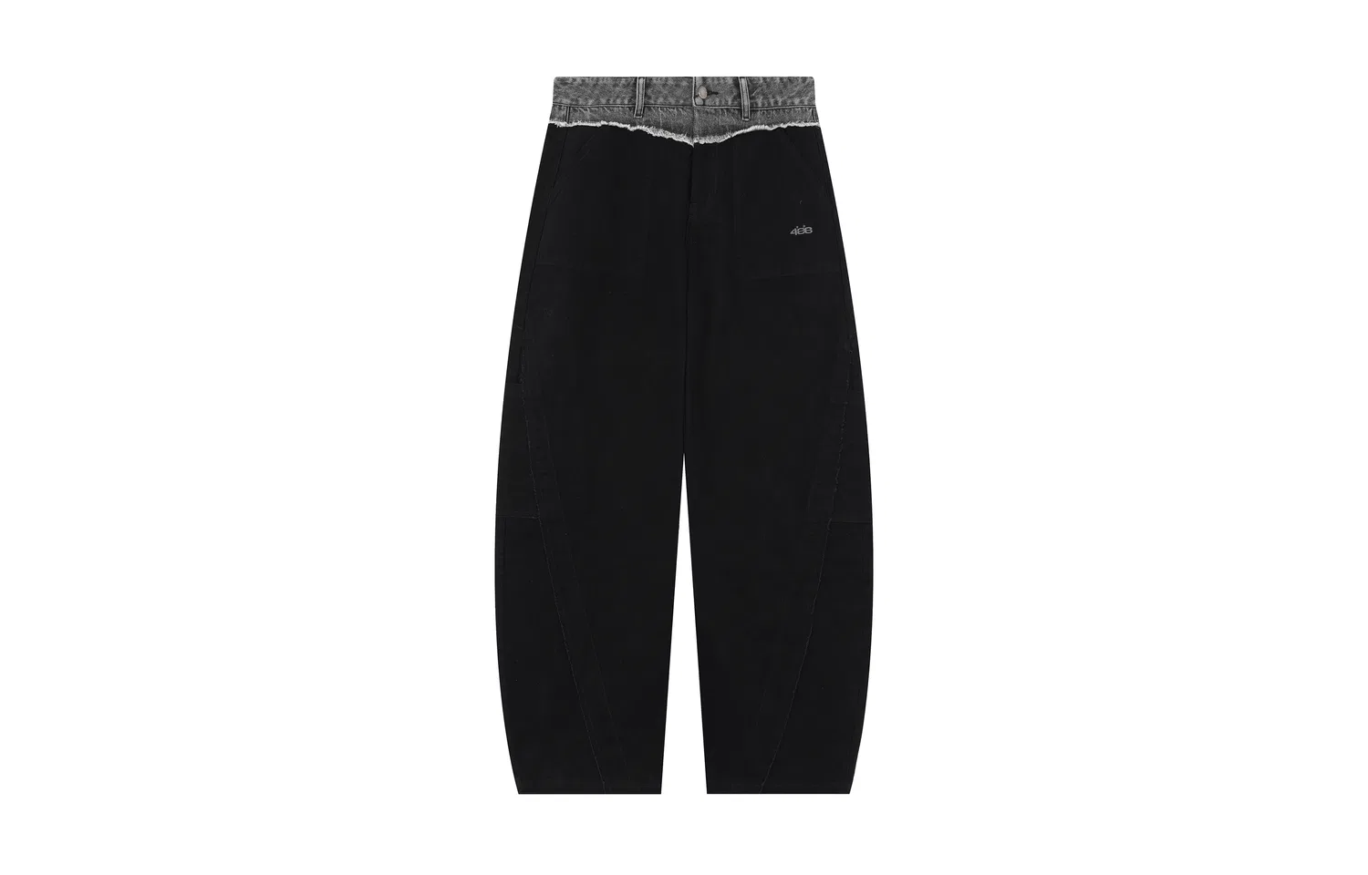 Детские брюки повседневные с длиной по щиколотку F426, Black