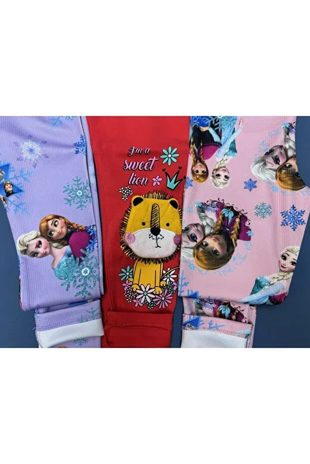 Детский комплект леггинсов для девочек с принтом Baby Ella'S, Multicolored — фото 4