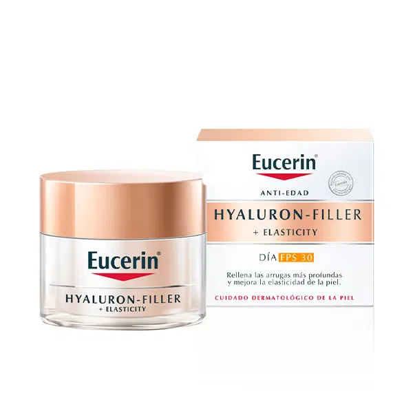 Крем дневной с защитой SPF 30 с гиалуроновой кислотой Hyaluron Filler Elasticity EUCERIN, 50 мл