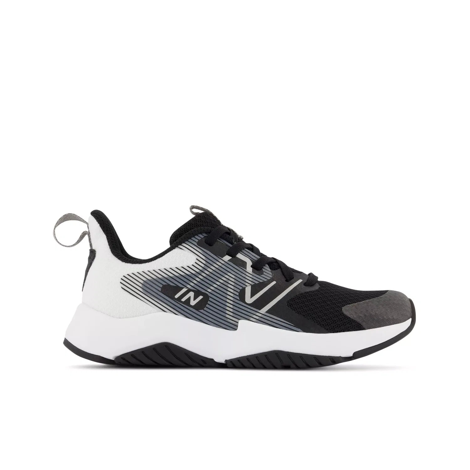 Детские кроссовки с дышащей сеткой Rave Run v2 New Balance, Black With White