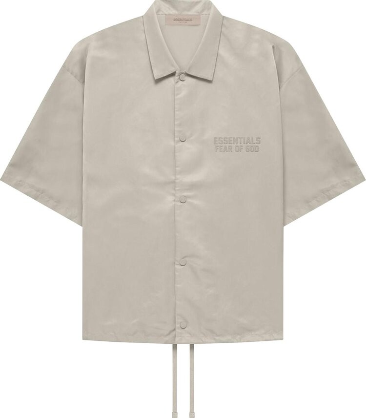 

Рубашка Fear of God Essentials Short-Sleeve Shirt 'Smoke', серый