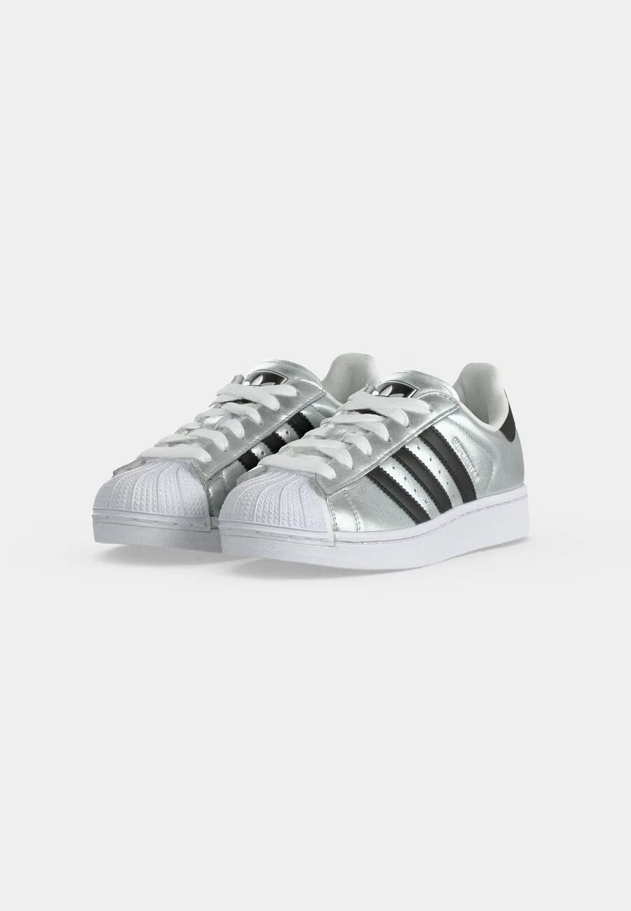 Кроссовки ADIDAS ORIGINALS 'SUPERSTAR II' серебристого цвета — фото 2