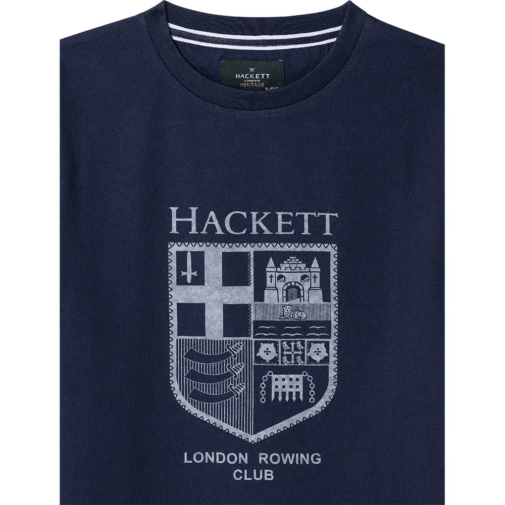 Детская футболка с коротким рукавом Heritage LRC Logo Hackett, Blue — фото 3