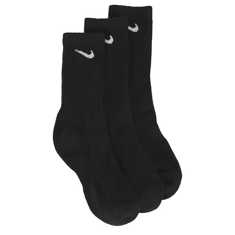 Набор из 3 пар повседневных носков средней длины Nike, Black