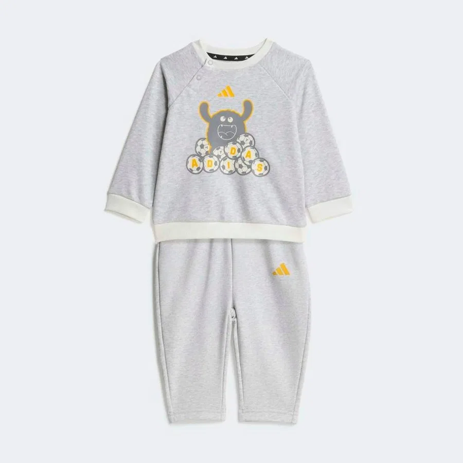 Детский спортивный костюм с принтом Monster Set adidas, Серый