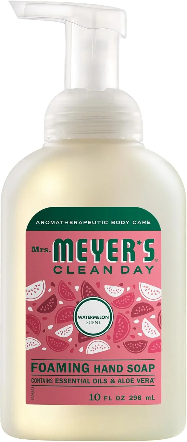 Пенящееся мыло для рук Watermelon, Mrs. MEYER'S, 296 мл