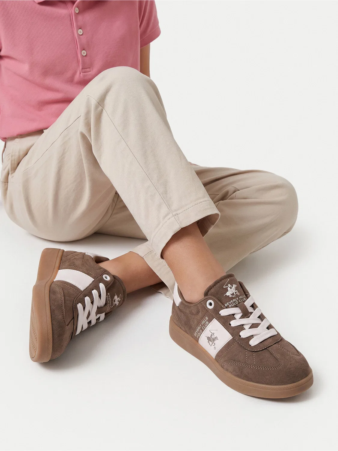 Кроссовки для девочки Beverly Hills Polo Club, коричневый