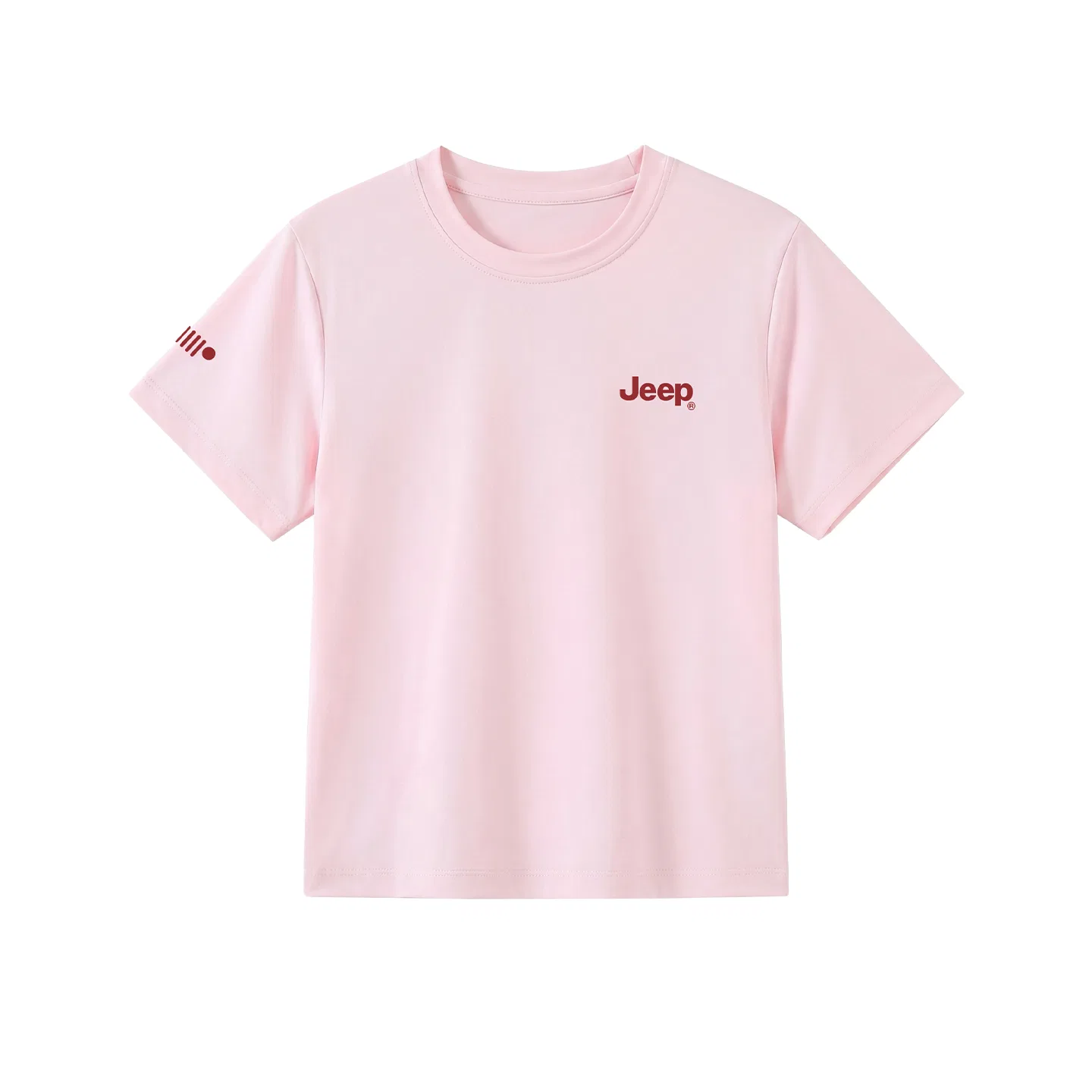 Детская футболка с круглым вырезом Jeep Grade School T Shirts, Pink