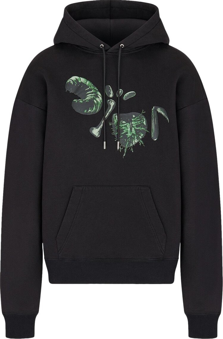 

Толстовка Dior x Cactus Jack Oversized Hooded Sweatshirt 'Black', черный