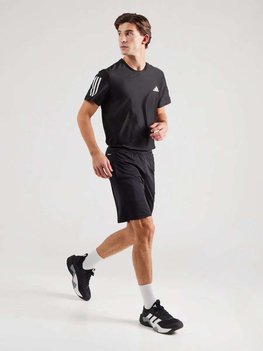 Спортивные шорты ADIDAS PERFORMANCE свободного кроя 'Entrada 22' черного цвета — фото 4