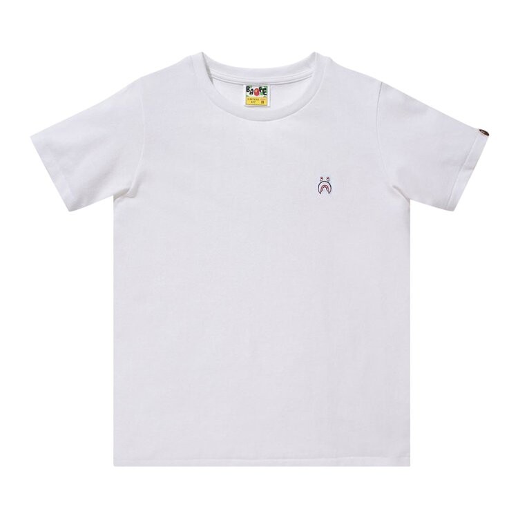 

Футболка BAPE Shark One Point Tee 'White', белый