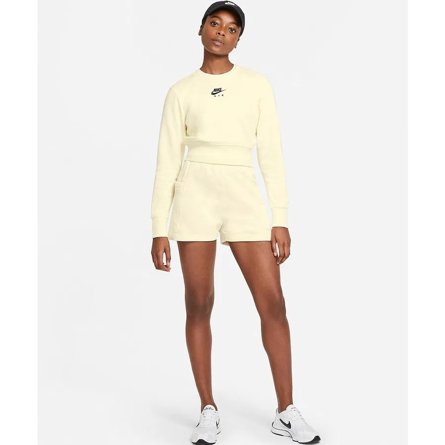 Женский свитшот Nike Air Crew, L, Желтый — фото 4