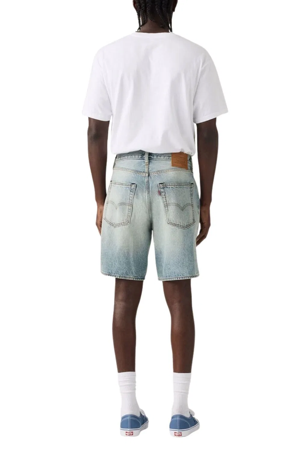 Мужские джинсовые бермуды 468 Loose Fit Levi's, Blau — фото 2