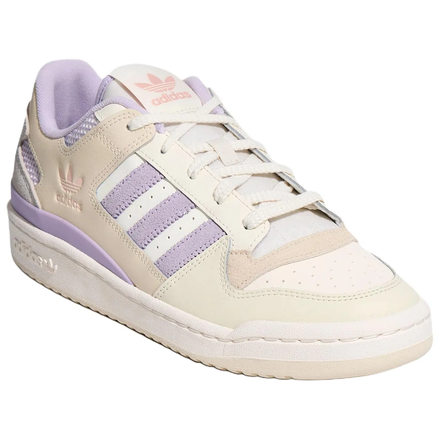 Кеды для детей Adidas Originals FORUM CL, Jade White/Light Purple/Wonder White — фото 4