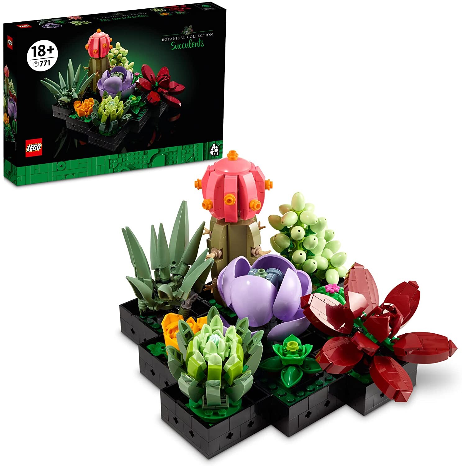 Конструктор LEGO Creator Суккуленты 10309, 771 деталь, для взрослых, многоцветный