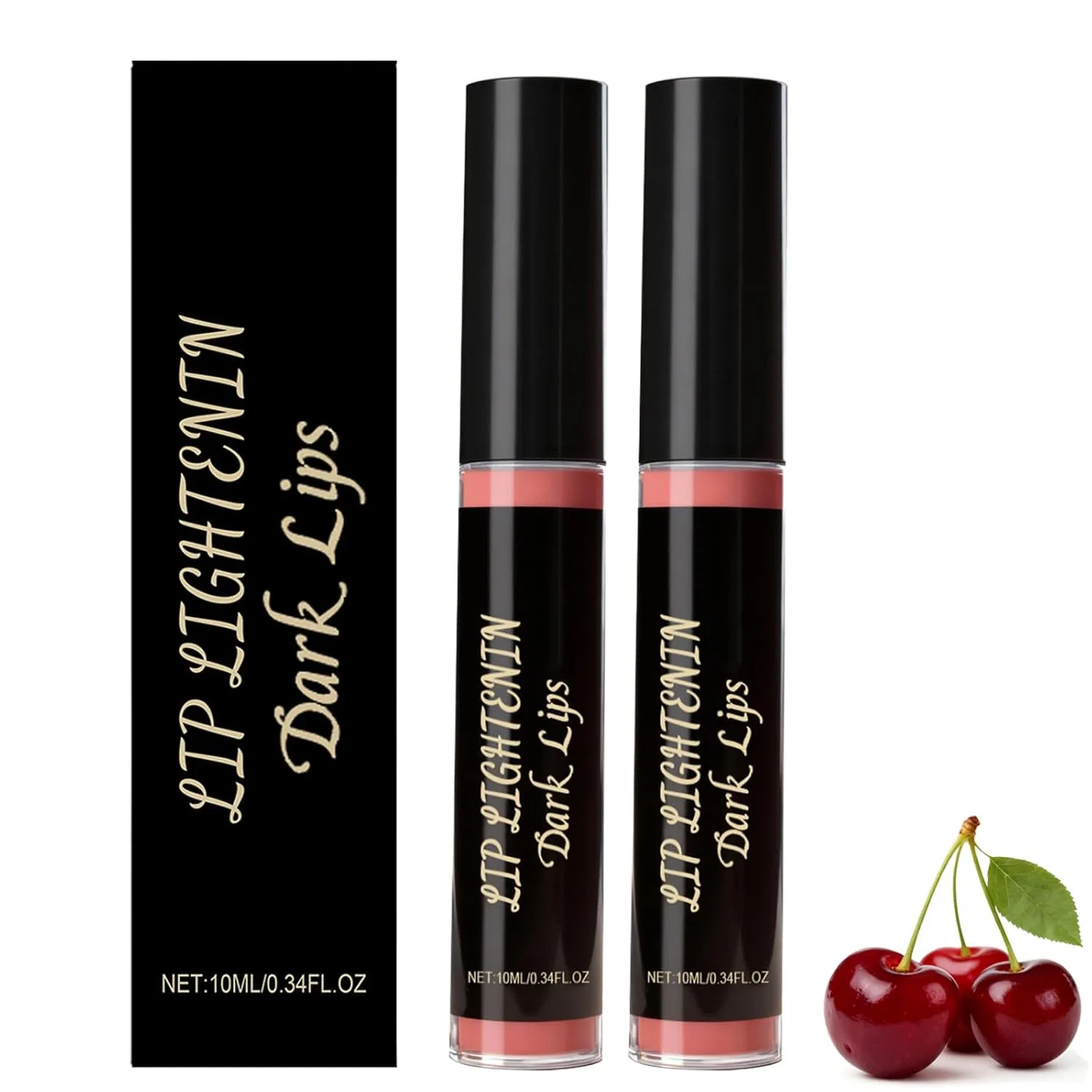 Масло для губ Pink Moisturising Lip Oil Raevior, 2 шт, 10 мл, Розовый