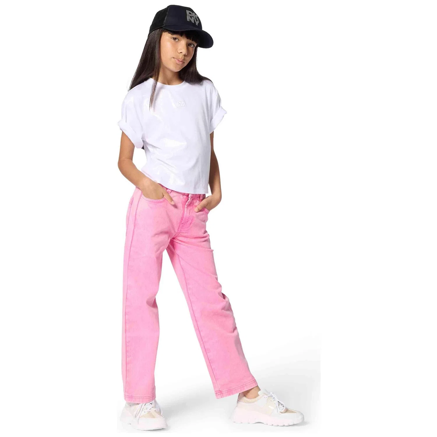 Детская футболка с коротким рукавом Dkny D62626-10P, Цвет Weiss