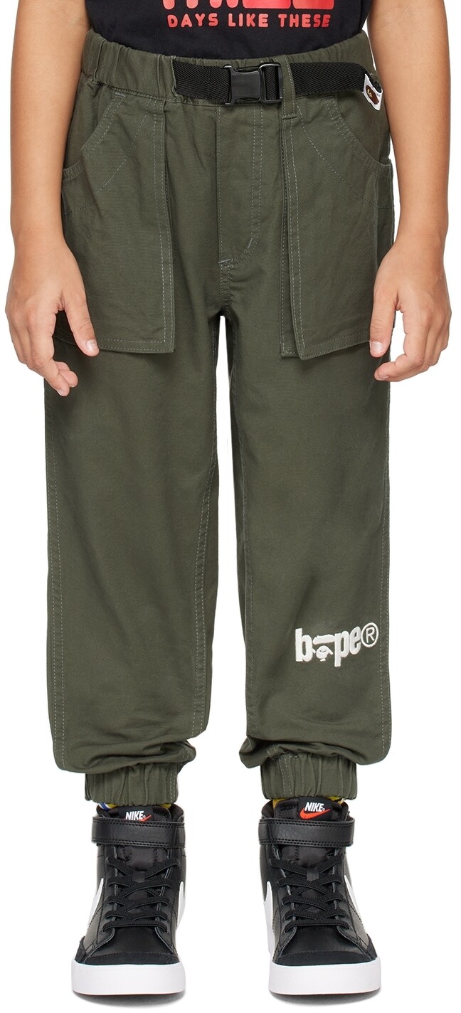 

Детские штаны цвета хаки для скалолазания BAPE