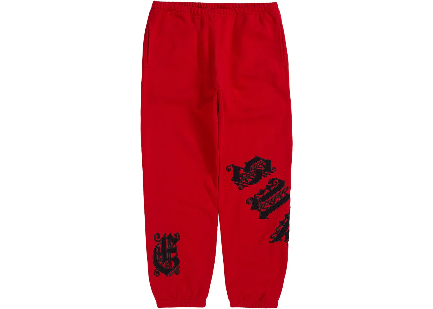 Мужские спортивные штаны с принтом Old English Wrap Supreme, Red