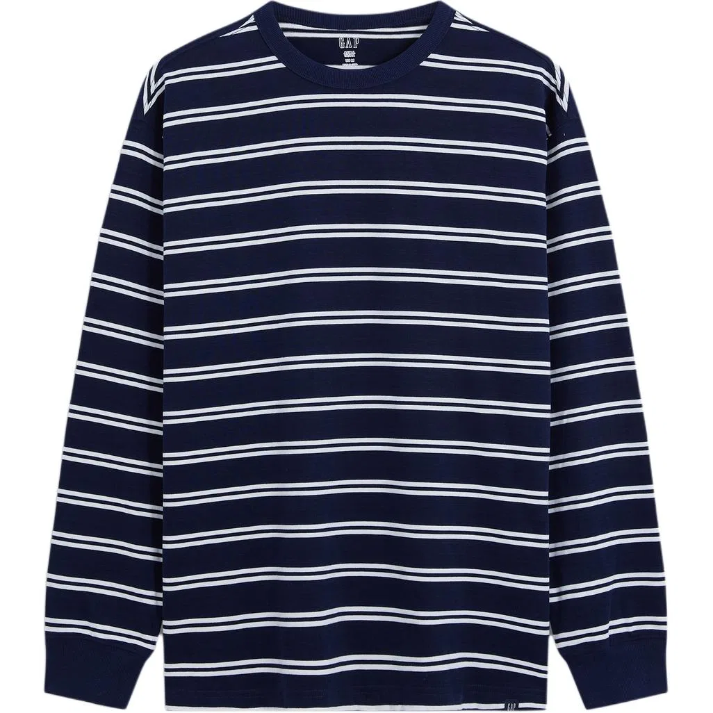 Мужская футболка с круглым вырезом, Marine Blue Stripe, GAP