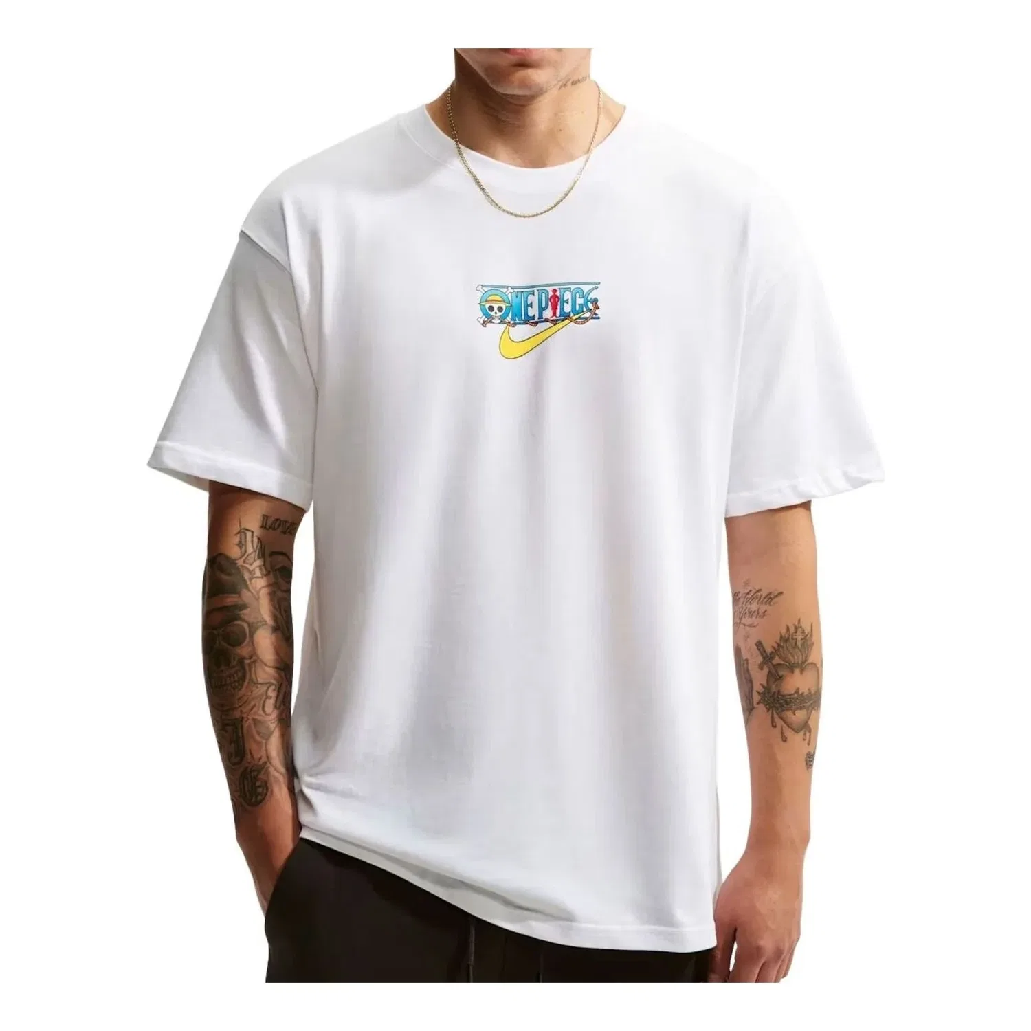Мужская футболка One Piece T-Shirt 'White' Nike, белый