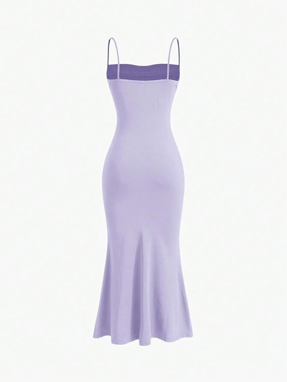 Женское элегантное платье без рукавов с открытой спиной Generic, Mauve Purple — фото 2
