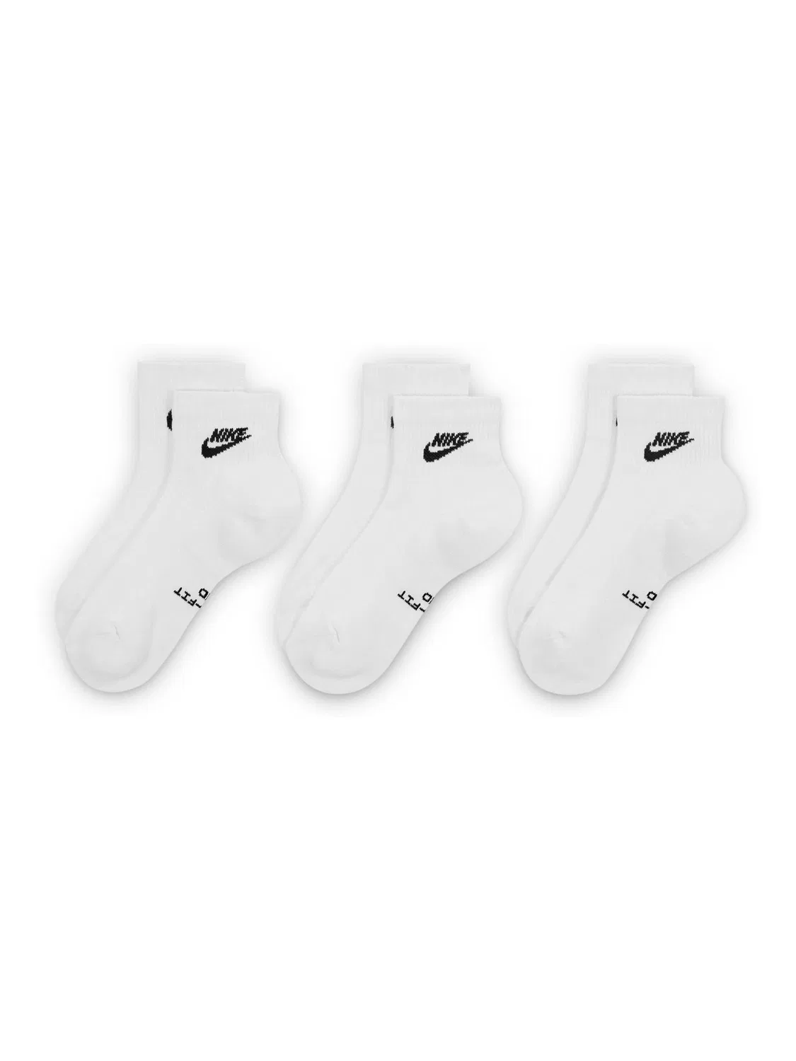 Носки Nike Everyday Crew, 3 пары, белый — фото 2