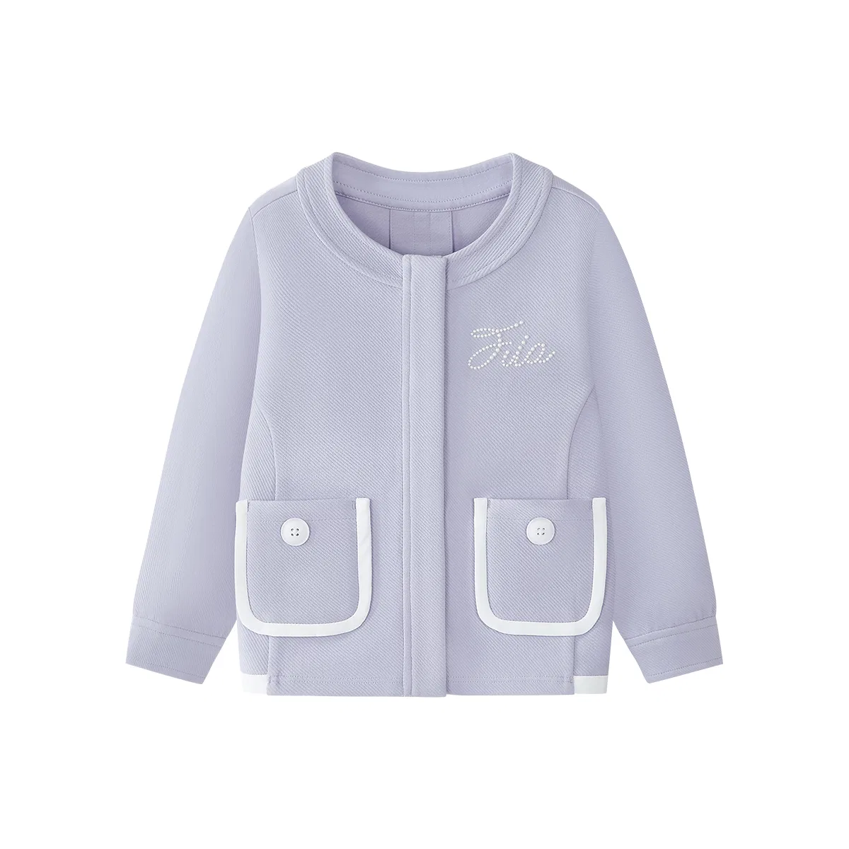 Детская куртка с воротником-стойкой Cool Purple FILA KIDS
