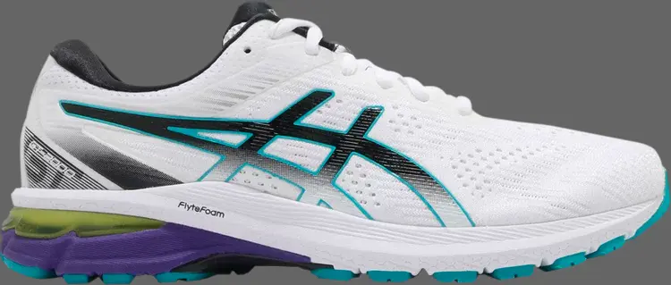 

Кроссовки gt 2000 8 'white turquoise purple' Asics, белый