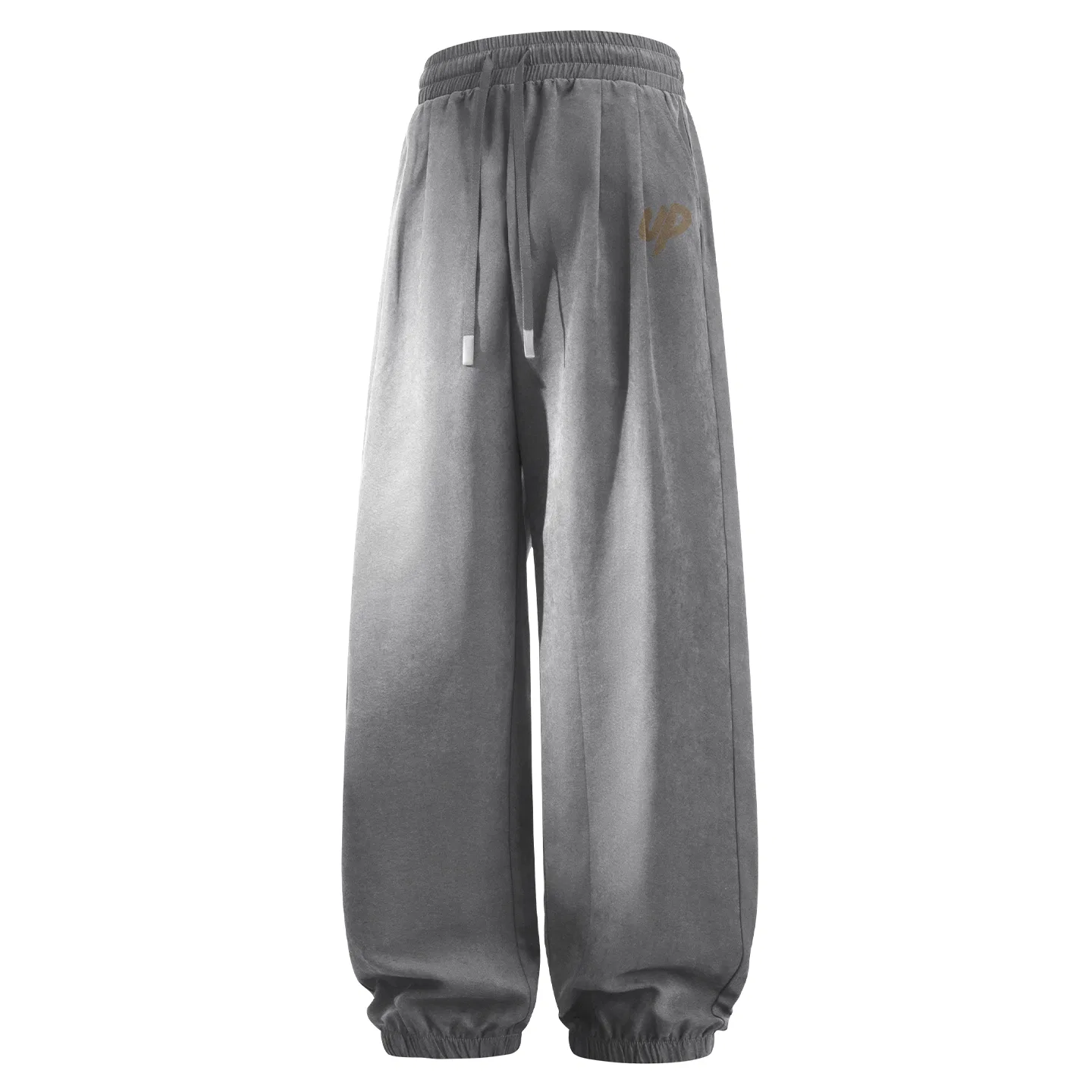 Детские брюки повседневные с манжетами MINISO, Metallic Gray